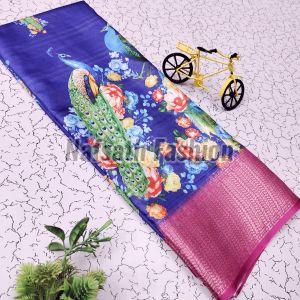 Dola Silk Digital Printed Saree