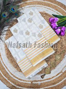 Kerala Cotton Printed Saree