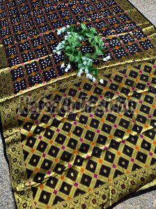 Zari Work Bandhani Silk Saree