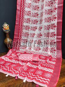 Ladies Digital Printed Cotton Saree