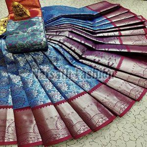 Wedding Wear Tissue Silk Saree