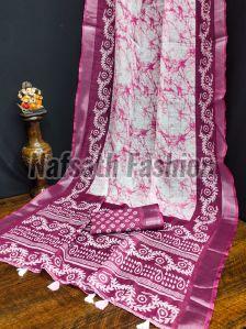 Ladies Digital Printed Cotton Saree