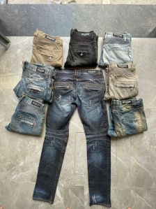Balmain Mens Denim Jeans