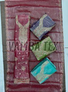 Ladies Embroidered Unstitched Suit