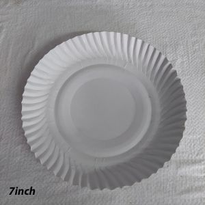7inch White Disposable Paper Plate