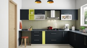 Modern Wooden Modular Kitchen
