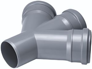 PVC SWR Double Y Fitting