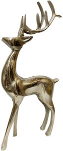 Silver Aluminum Deer Animal Statues