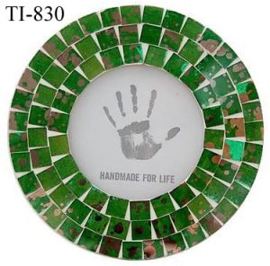 TI 830 Mosaic Glass Photo Frames