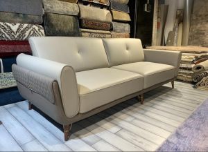 Classic Grey 4 Seater Sofa