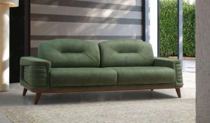 Green Luxury Two Seater Sofa