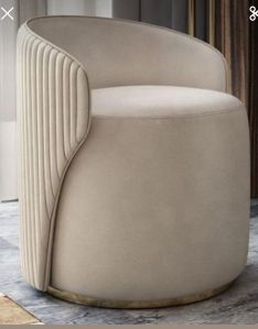 White Makeup Vanity Stool