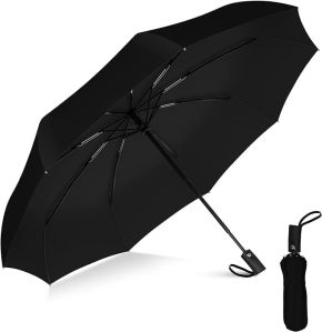 Black Folding Umbrella