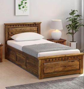 Wooden Single Bed