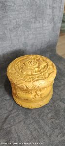 2 Inch Hand Carved Wooden Gift Box