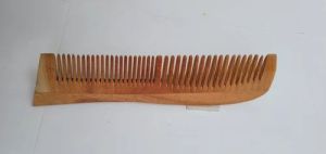 8inch Brown Neem Wood Hair Comb