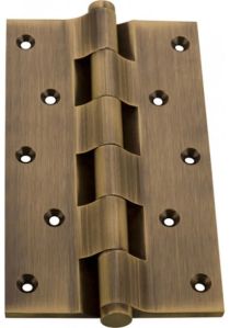 3x1.1/2x3/4 Golden Chrome Finish Brass Railway Hinges