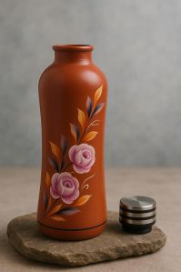 Printed Clay Water Bottle