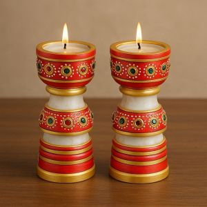 Marble Candle Stand