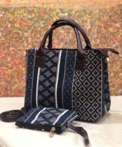 Ladies Fashionable Cotton Hand Bag Set