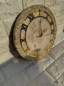 Round Resin Antique Wall Clock