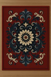 Rectangular Hand Tufted Wool Carpet