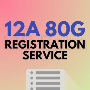 12A And 80G Registration Service