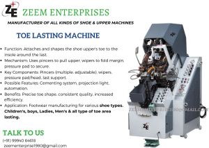 Toe Lasting Machine