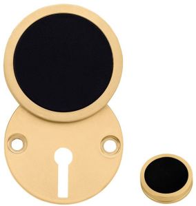 52.5mm Gold Zamak Safe Key Hole Cover