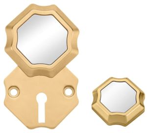 52.7mm Gold Zamak 5 Safe Key Hole Cover