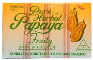 Pure Herbal Papaya Skin Whitening Soap