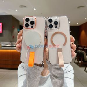 Transparent PC (Hard) Color Wireless Charging iPhone 15 Phone Case