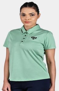 Ladies Lime Green Polo T-Shirts