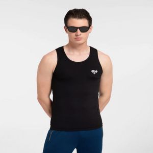 Mens Black Gym Vest