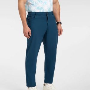 Mens Botanical Blue Golf Pant