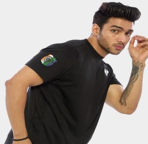 Mens Tactical Black Round Neck T-Shirts