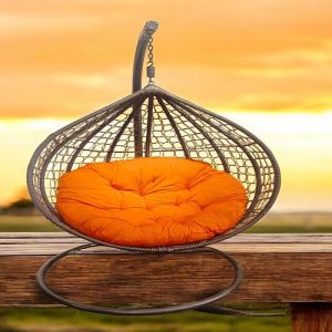 Golden Hour Glide Hanging Swing Chair