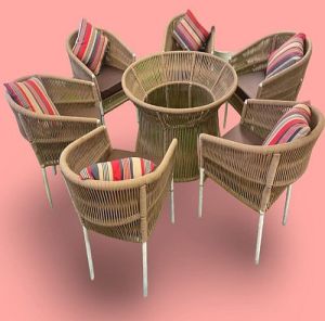 Ropeform Series Six Seater Table Chair Set
