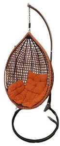The Cozy Corner Metal Hanging Swing Chair