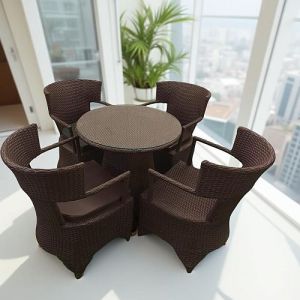 The Leisure Loom Four Seater Dining Set