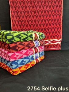 Premium Cotton Printed Bath Towel