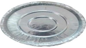 8 Inch Silver Disposable Paper Plate