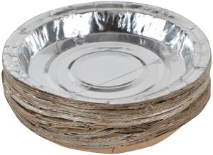10 Inch Silver Disposable Paper Plate