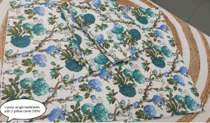 Printed Cotton Single Bed Sheets