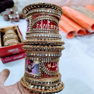 Bridal Chura With Name Bangles