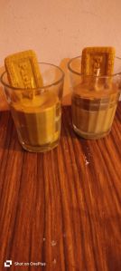 Chai Biscuit Design Glass Candle