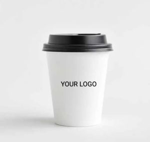 Disposable Paper Glasses with Lid for Coffee & Juice