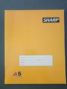 Laminated Paper Brown Exercise Notebook Cover