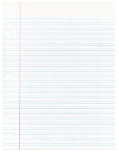 Ruled Writing Paper