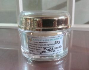 Double Wall Acrylic Cream Jars